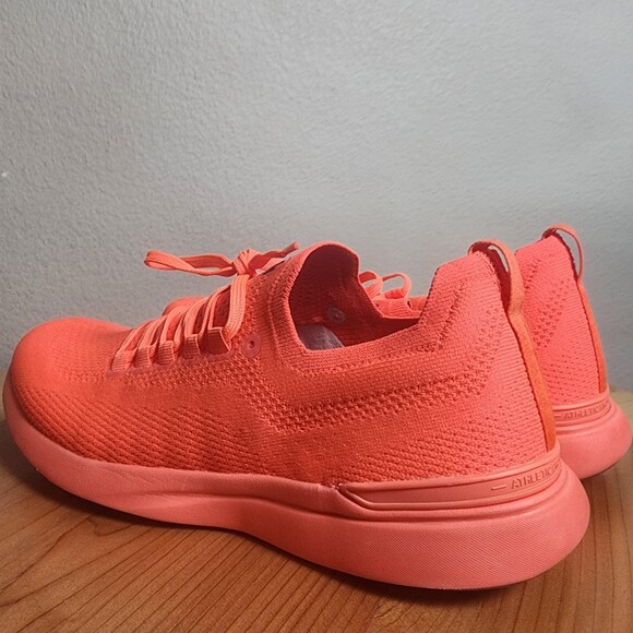 APL Techloom Breeze Shoes Mens Size 10 Orange Knit Running Sneakers Athletic main image 9
